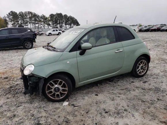 2015 FIAT 500 Pop, VIN 3C3CFFAR4FT609880 — Frame damage