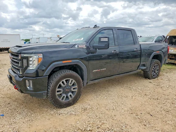 2022 GMC Sierra 2500HD AT4, VIN 1GT49PEY2NF178382 — Vandalism