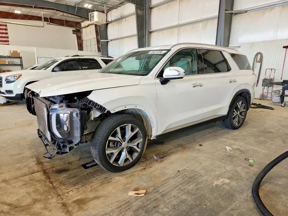 2020 Hyundai Palisade SEL, VIN KM8R44HEXLU088163 — Front end