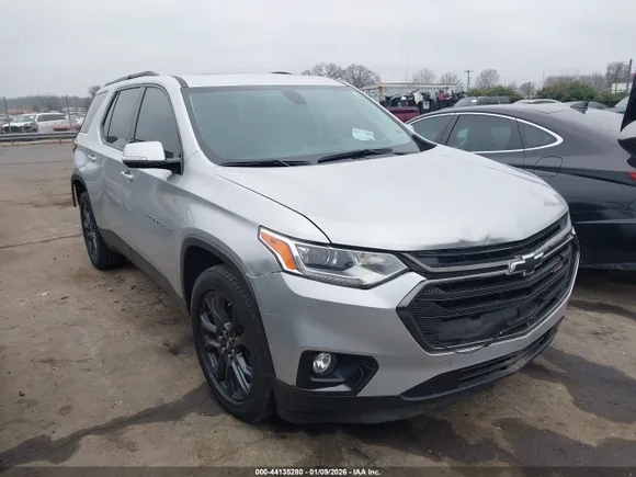 2019 Chevrolet Traverse High Country, VIN 1GNEVJKW9KJ145458 — Rear end