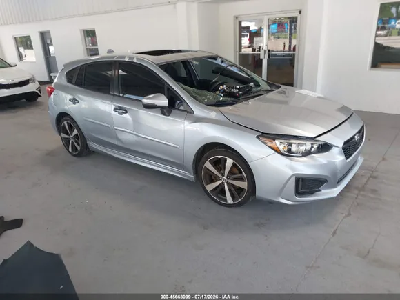 2017 Subaru Impreza Special Sports, VIN 4S3GTAM6XH3742135 — Крыша