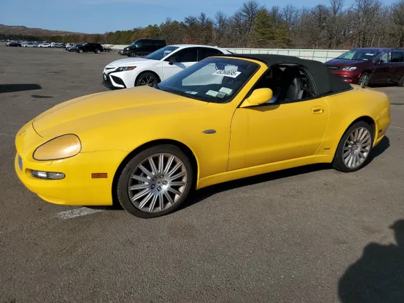 2002 Maserati Spyder, VIN ZAMBB18A520007434 — Interior fire