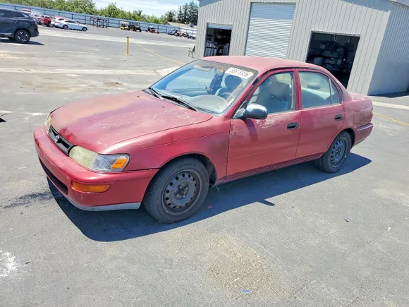 1997 Toyota Corolla, VIN 1NXBA02E6VZ586858 — Undercarriage