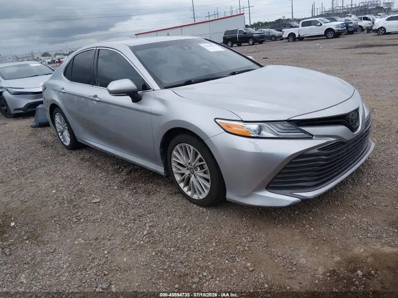 2019 Toyota Camry SE, VIN 4T1B11HK7KU791524 — Interior fire
