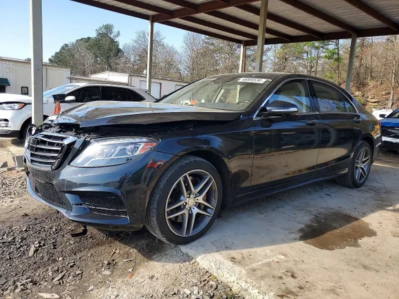 2015 Mercedes-Benz S 550, VIN WDDUG8CB8FA099555 — Front end