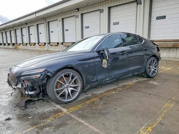 2022 Genesis G70 2.0T, VIN KMTG34TA5NU089938 — Rollover