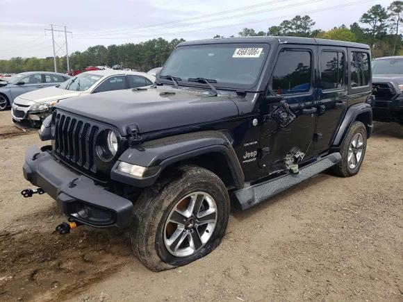 2018 Jeep Wrangler Unlimited Moab, VIN 1C4HJXEGXJW200462 — Side