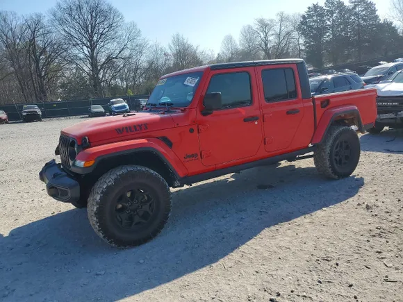 2021 Jeep Gladiator Willys, VIN 1C6HJTAG0ML607024 — Rejected repair