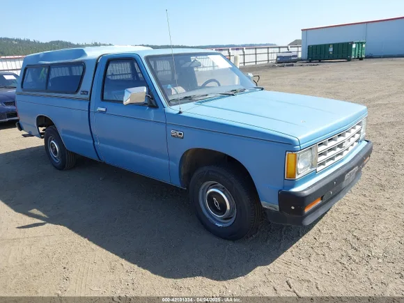 1985 Chevrolet S-10, VIN 1GCCS14B9F8108989 — Front end