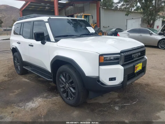 2026 Toyota Land Cruiser, VIN JTEABFAJ2TK062402 — Rear end