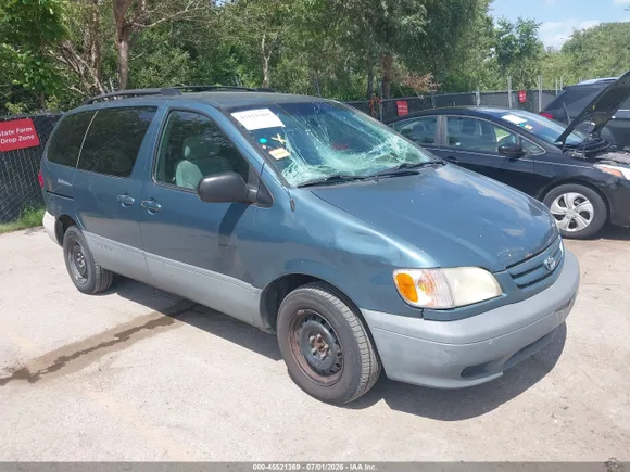 2003 Toyota Sienna LE, VIN 4T3ZF13C93U546880 — Side