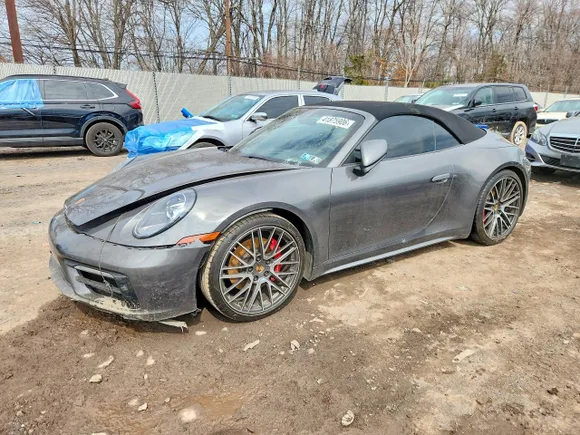 2022 Porsche 911 Carrera S, VIN WP0CB2A93NS245256 — Vandalism