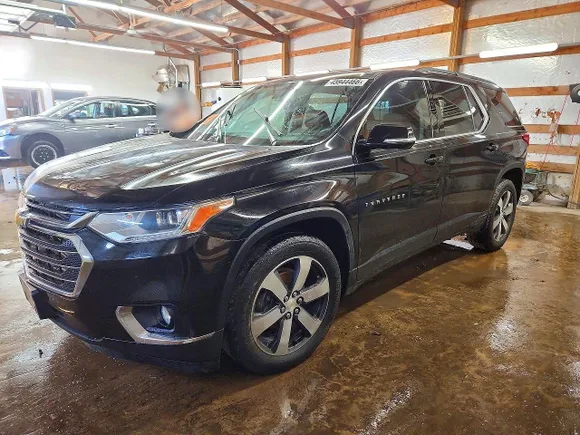 2019 Chevrolet Traverse LT, VIN 1GNERHKWXKJ127886 — Water / flood