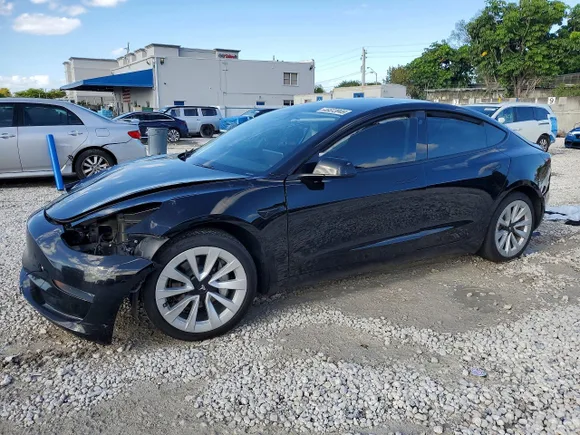 2023 Tesla Model 3, VIN 5YJ3E1EA6PF553205 — Front end