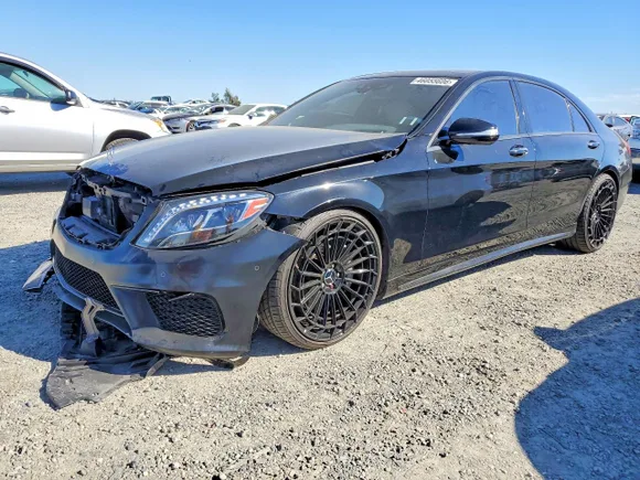 2015 Mercedes-Benz S 550, VIN WDDUG8CB8FA185349 — Front end