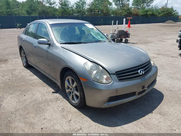 2006 Infiniti G35, VIN JNKCV51F56M600964 — Front end