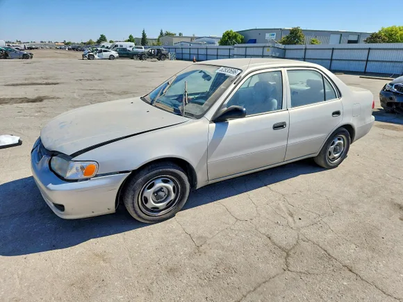 2002 Toyota Corolla CE, VIN 1NXBR12E42Z613016 — Front end