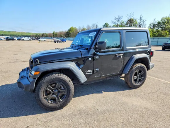 2020 Jeep Wrangler Sport S, VIN 1C4GJXAG2LW301984 — Side