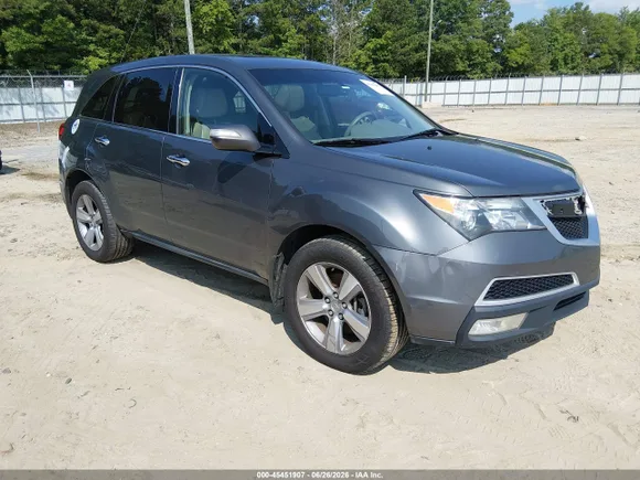 2012 Acura MDX Technology, VIN 2HNYD2H30CH540475 — Normal wear