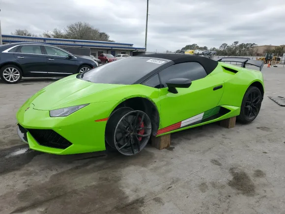 2017 Lamborghini Huracan, VIN ZHWUR1ZF7HLA05866 — Rear end