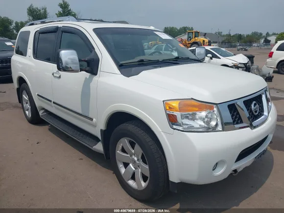 2014 Nissan Armada Platinum, VIN 5N1AA0NC0EN610166 — Rear end
