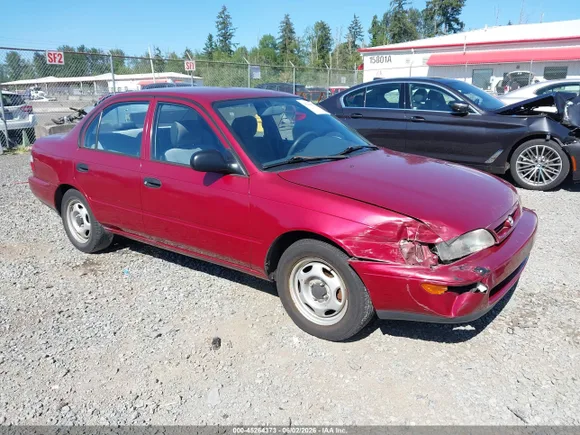 1997 Toyota Corolla, VIN 1NXBA02E5VZ625097 — Front end