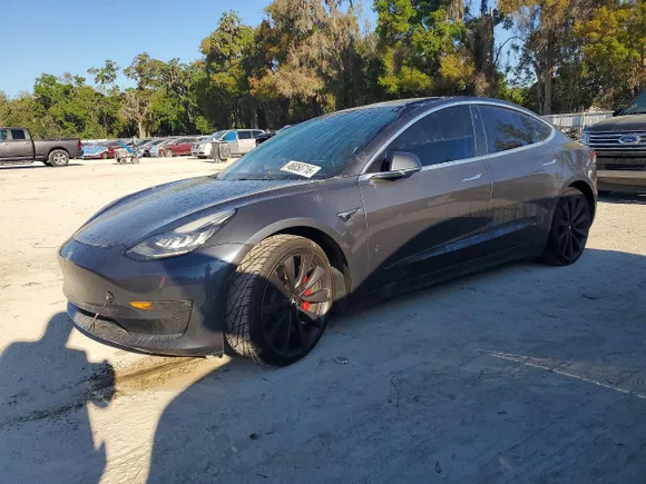 2020 Tesla Model 3 Performance, VIN 5YJ3E1EC1LF736149 — Frame damage