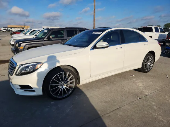 2015 Mercedes-Benz S 550, VIN WDDUG8FB7FA081530 — Frame damage