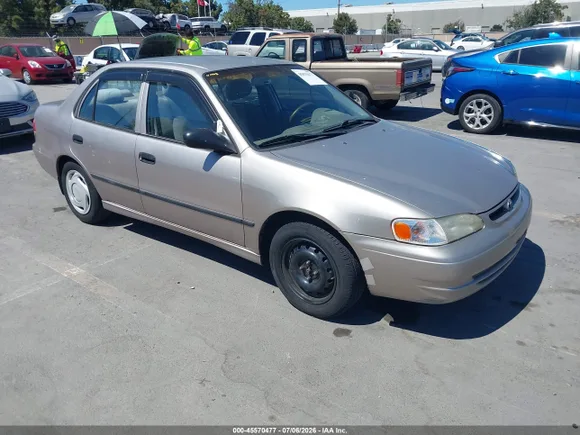 1998 Toyota Corolla VE, VIN 1NXBR12E1WZ040923 — Normal wear