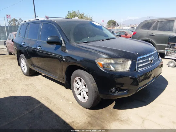 2009 Toyota Highlander Limited, VIN JTEEW44A892029659 — Not stated