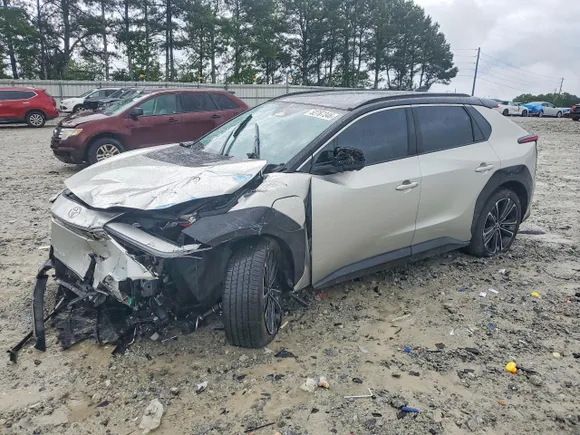 2024 Toyota bZ4X XLE, VIN JTMAAAAA1RA045695 — Front end