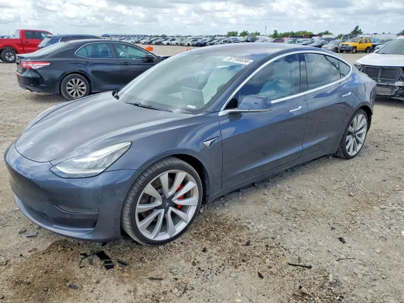 2018 Tesla Model 3 Long Range Battery, VIN 5YJ3E1EB7JF055143 — Water / flood