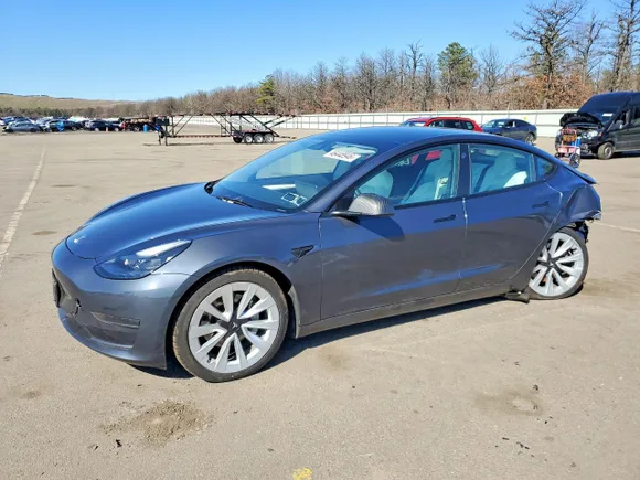 2023 Tesla Model 3, VIN 5YJ3E1EAXPF641027 — Rear end