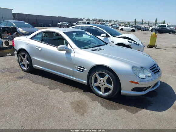 2003 Mercedes-Benz SL 500, VIN WDBSK75F03F020063 — Rear end