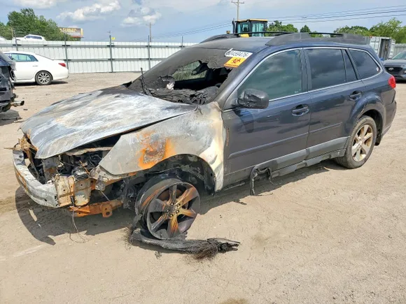 2013 Subaru Outback Premium, VIN 4S4BRBCC9D3321342 — Engine fire