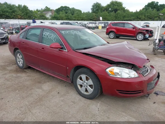 2009 Chevrolet Impala LT, VIN 2G1WT57N391165972 — Front end