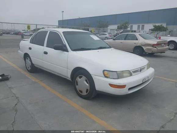 1997 Toyota Corolla, VIN 1NXBA02E6VZ574533 — Rear end