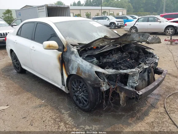 2012 Toyota Corolla LE, VIN 2T1BU4EE6CC843168 — Engine fire