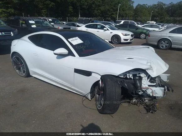 2018 Jaguar F-Type R, VIN SAJD51EEXJCK54393 — Biohazard / chemical