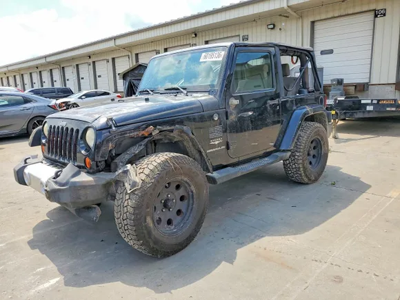 2009 Jeep Wrangler Sahara, VIN 1J4FA54179L700644 — Front end