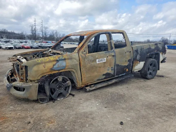 2018 GMC Sierra 1500, VIN 1GTV2LEC4JZ201823 — Burn