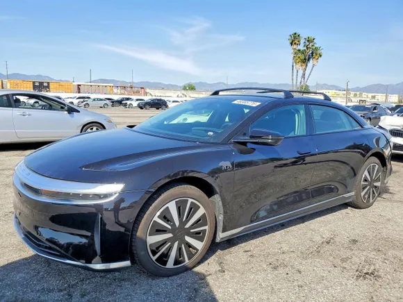 2025 Lucid Air Pure, VIN 50EA1PGA6SA007701 — Rear end