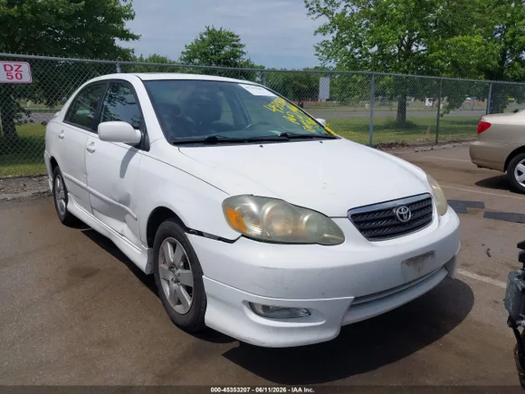 2005 Toyota Corolla LE, VIN 2T1BR32E15C552306 — Front end