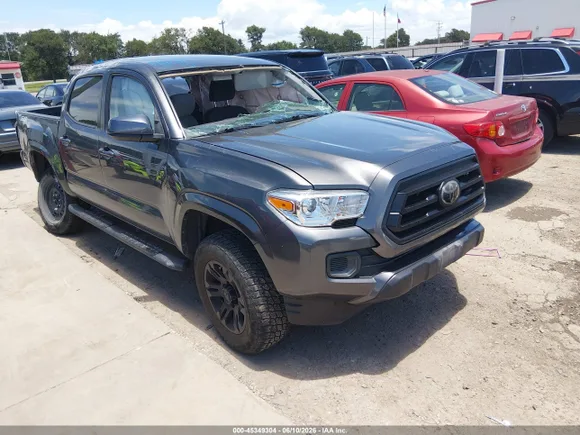 2021 Toyota Tacoma SR, VIN 5TFAX5GN9MX194281 — Rollover