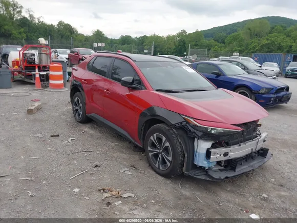 2024 Toyota bZ4X XLE, VIN JTMABACA6RA075589 — Front end