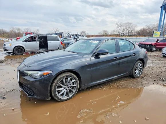 2022 Alfa Romeo Giulia Veloce, VIN ZARFANBN1N7660520 — Hail