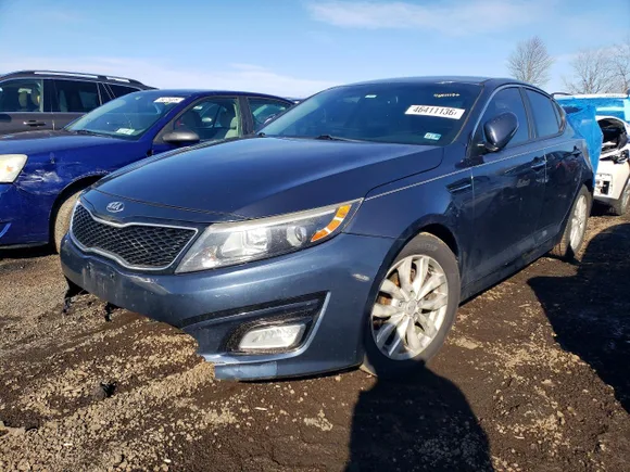 2015 Kia Optima EX, VIN 5XXGN4A75FG408651 — Frame damage
