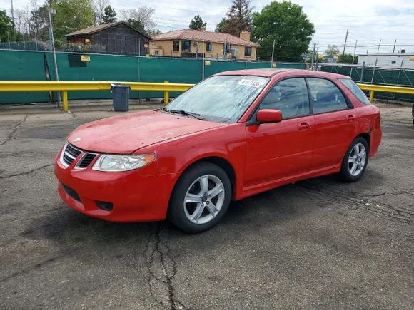 2005 Saab 9-2X Linear, VIN JF4GG61655G054224 — Rear end
