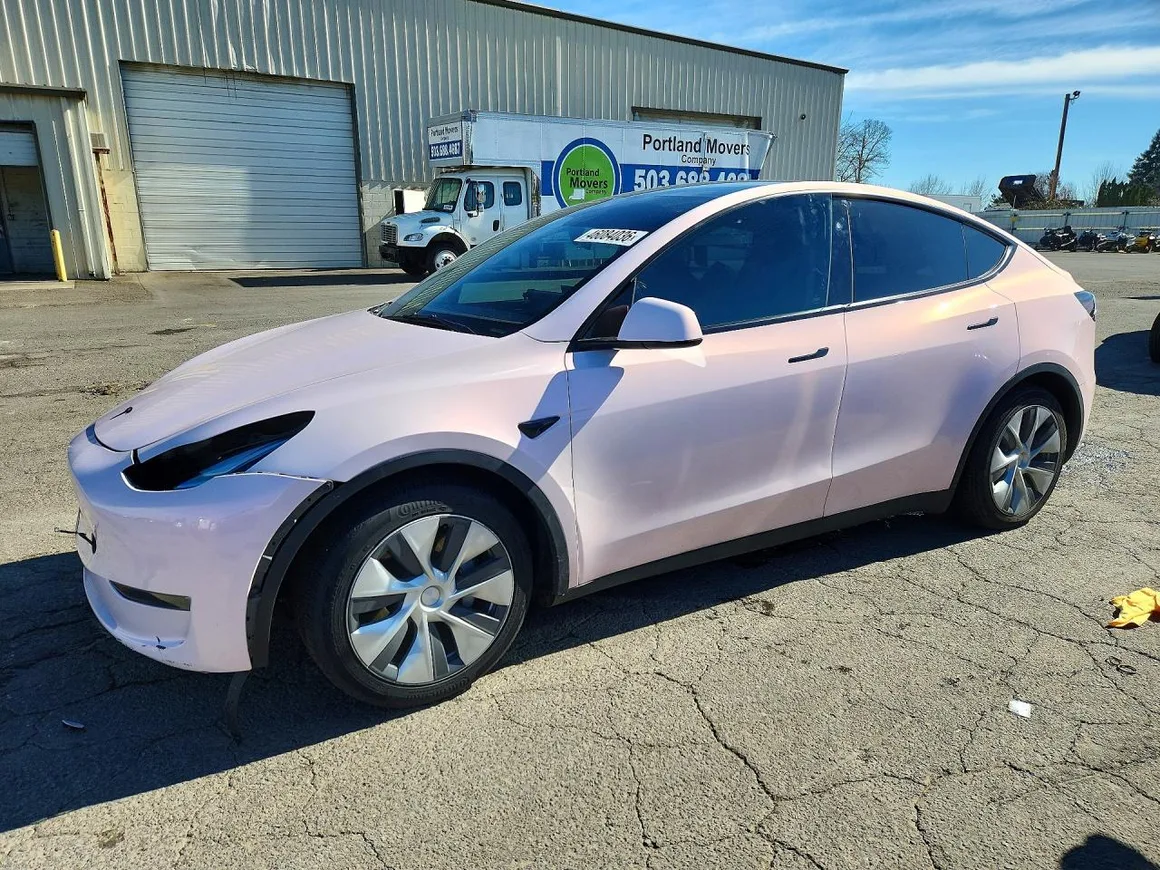 2023 Tesla Model Y Long Range, VIN 7SAYGDEE0PF971153 — Auction photo 1 of 4