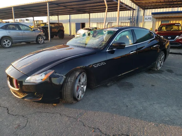 2016 Maserati Quattroporte S, VIN ZAM56RPA7G1181976 — Rollover